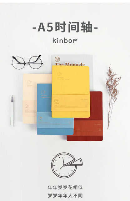 Kinbor Weekly Planner Notebook – Undated Daily & Monthly Agenda Journa