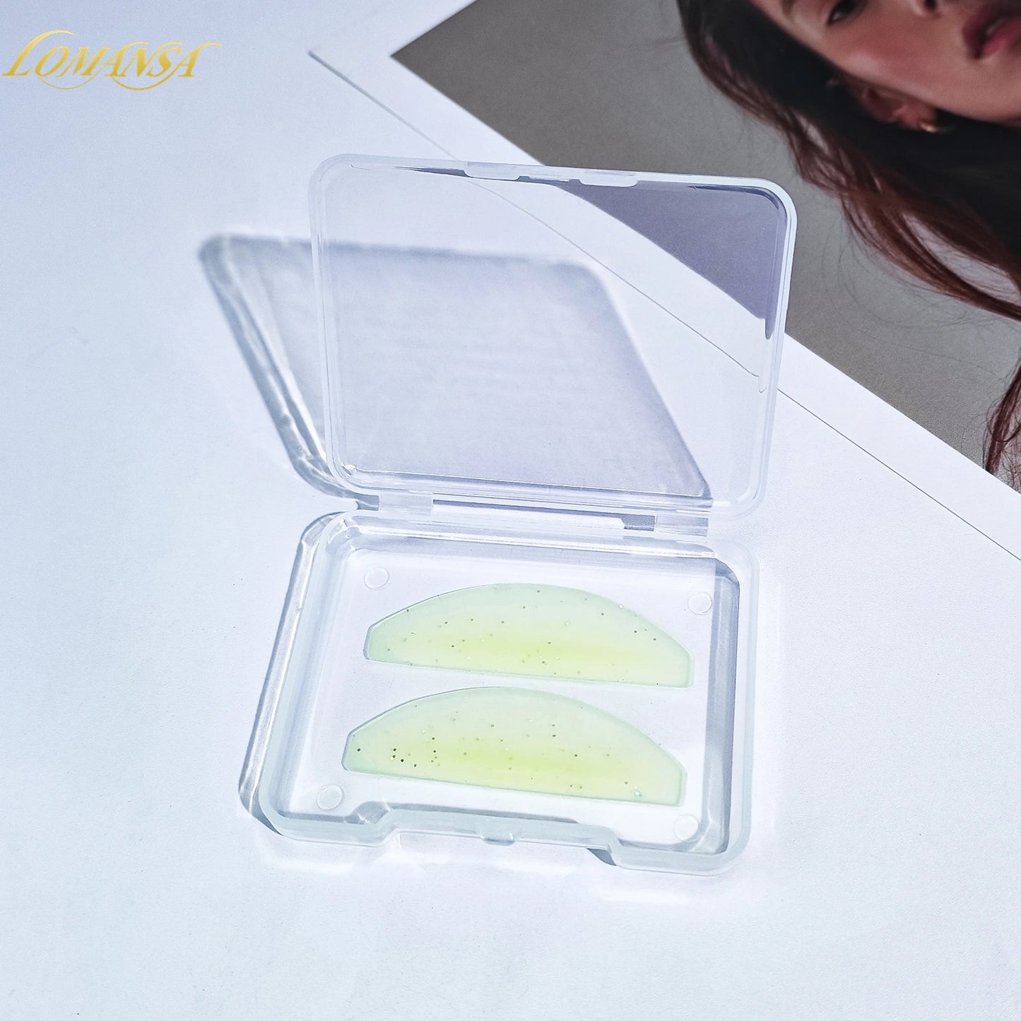 Lomansa 1 Pair Silicone Lash Softening Pads – Eyelash Perm Rods & Shields for Lash Lifting, Professional Eyelash Accessories