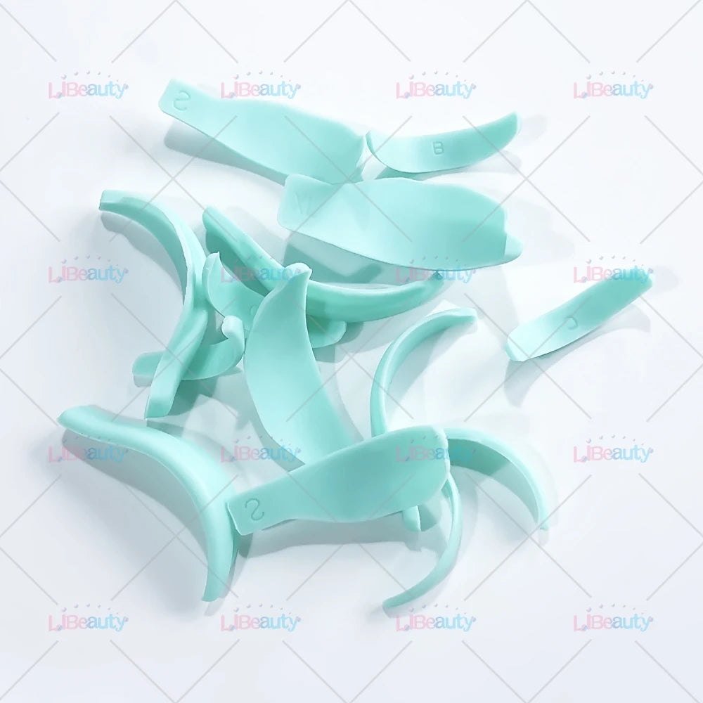 Libeauty 7 Paris Reusable Lash Lift Shield Pads – Silicone Eyelash Curler & Curling Iron Accessories, Makeup Tool