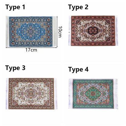 1:12 Scale Turkish Style Miniature Dollhouse Carpet – Floor Covering for Playing House & Doll Accessories